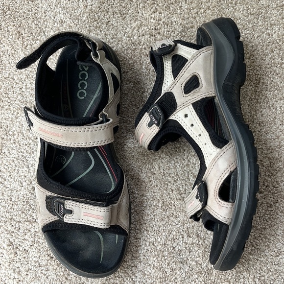 Ecco Shoes Ecco Yucatan Offroad Leather Sport Comfort Sandal In Tan